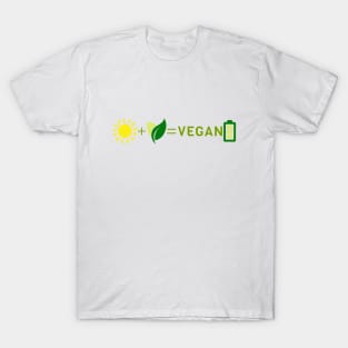 Sunshine + Plants = Vegan Power T-Shirt